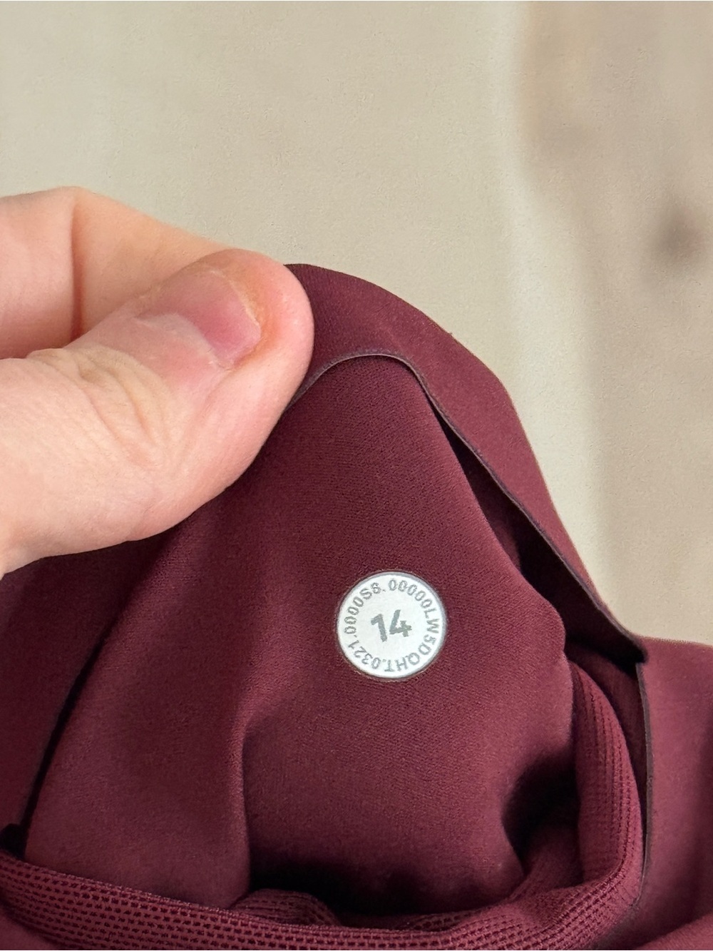 lululemon athletica High-Rise Burgundy Leggings - Picture 3 of 5